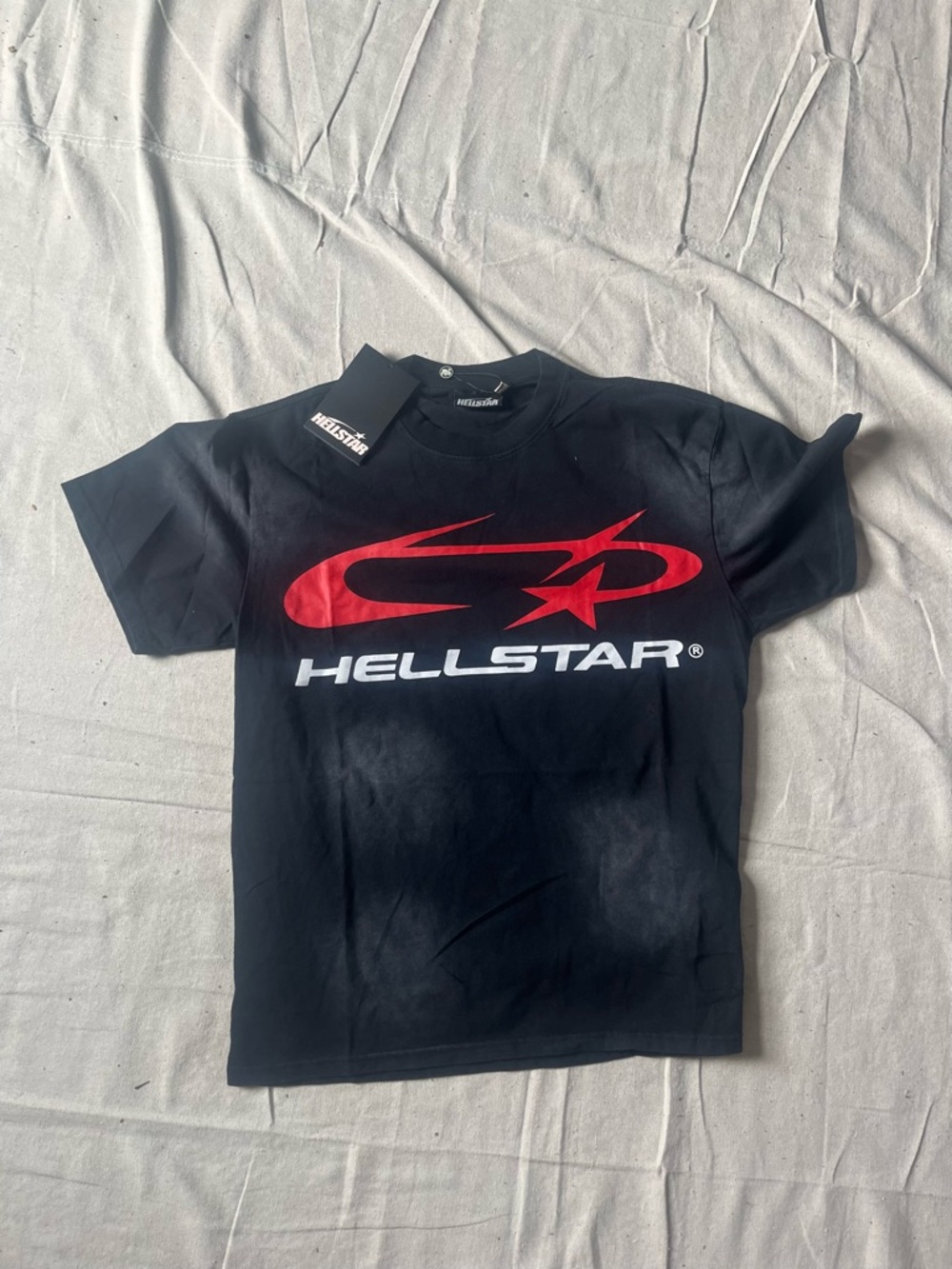 Hellstar Black Tee with Red Logo ALL SIZES